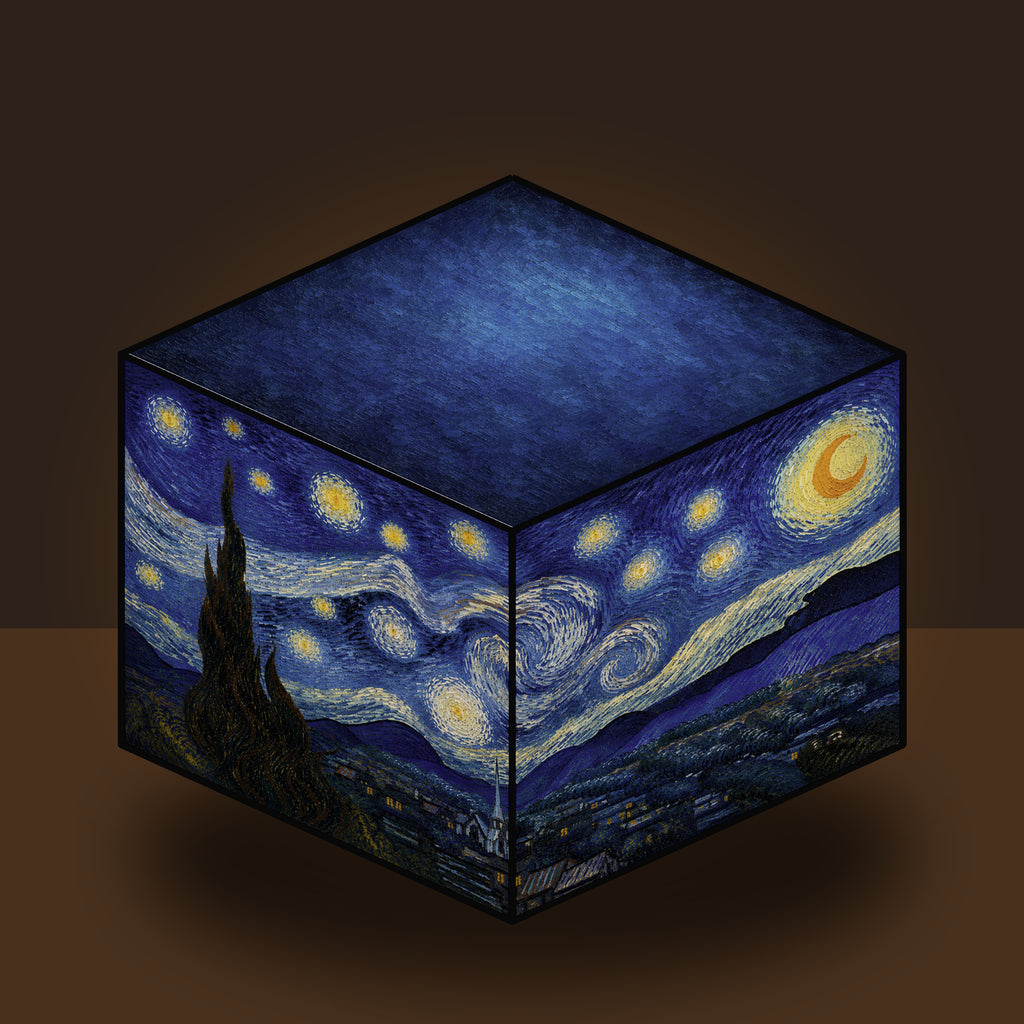 Cube Lamp - Starry Night - 03 Full 3D Cube