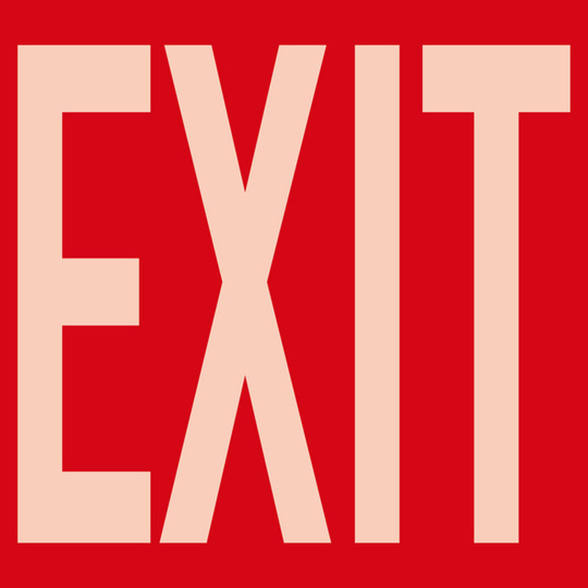 Cube Lamp - EXIT Red - 04 Side A