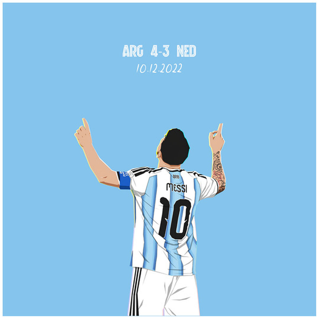 Cube Lamp - Messi - 04 Side A