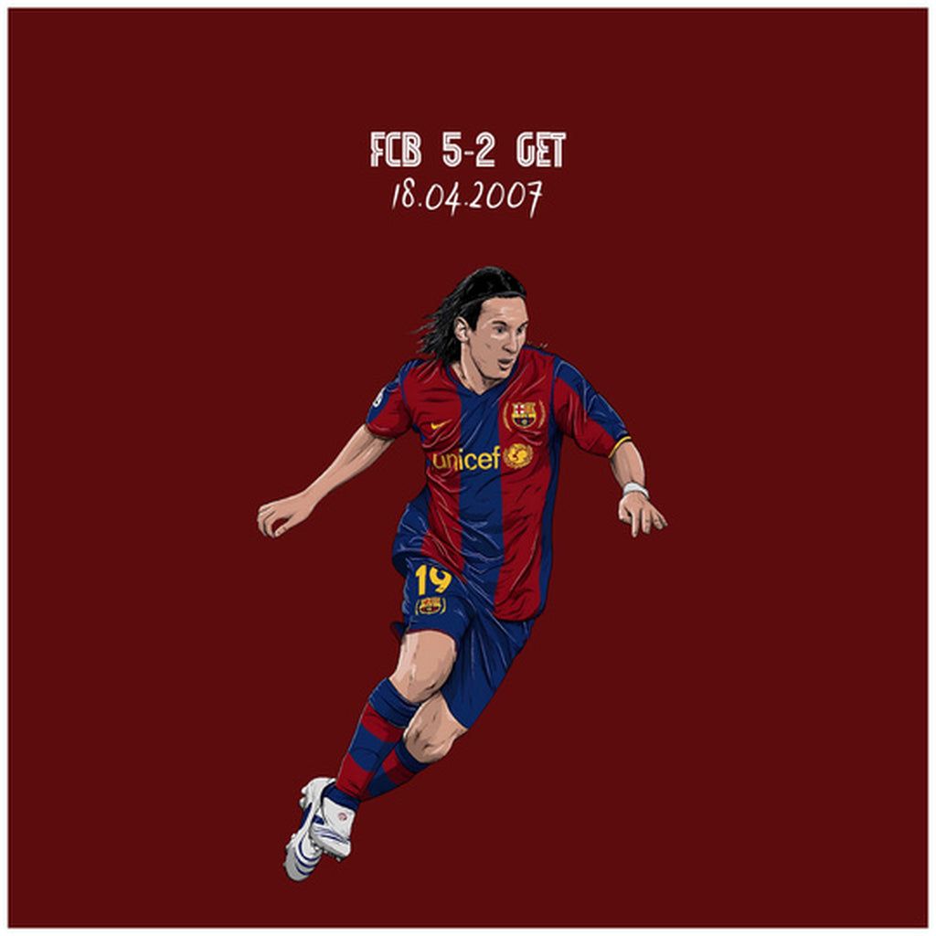 Cube Lamp - Messi - 05 Side B