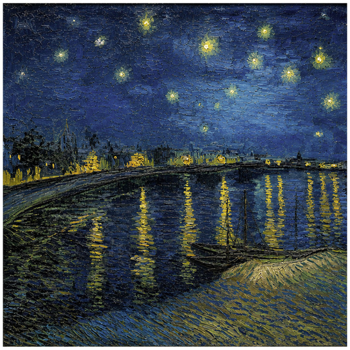 Cube Lamp - Starry Night - 07 Side D
