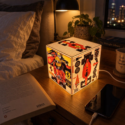 Cube Lamp - Ferrari - lifestyle photo