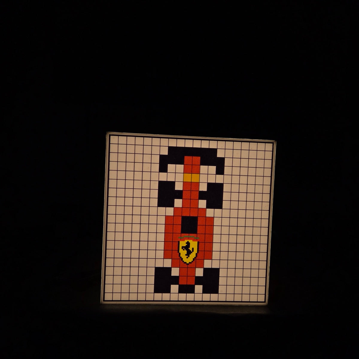 Cube Lamp - Ferrari - product photo, side 5