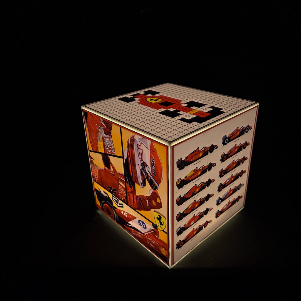 Cube Lamp - Ferrari - product photo, side 7