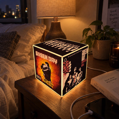 Cube Lamp - Green Day - lifestyle photo