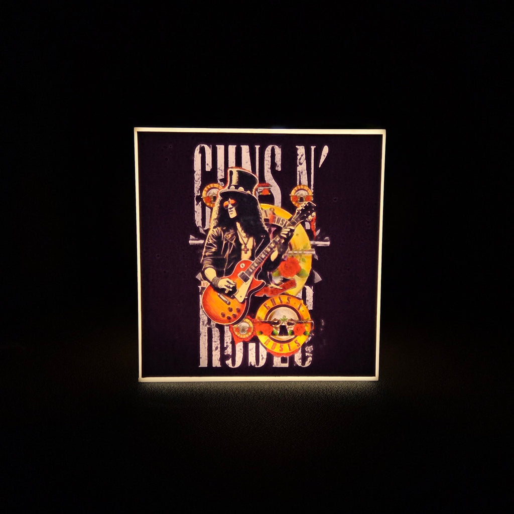 Cube Lamp - Guns N' Roses - product photo, side 1