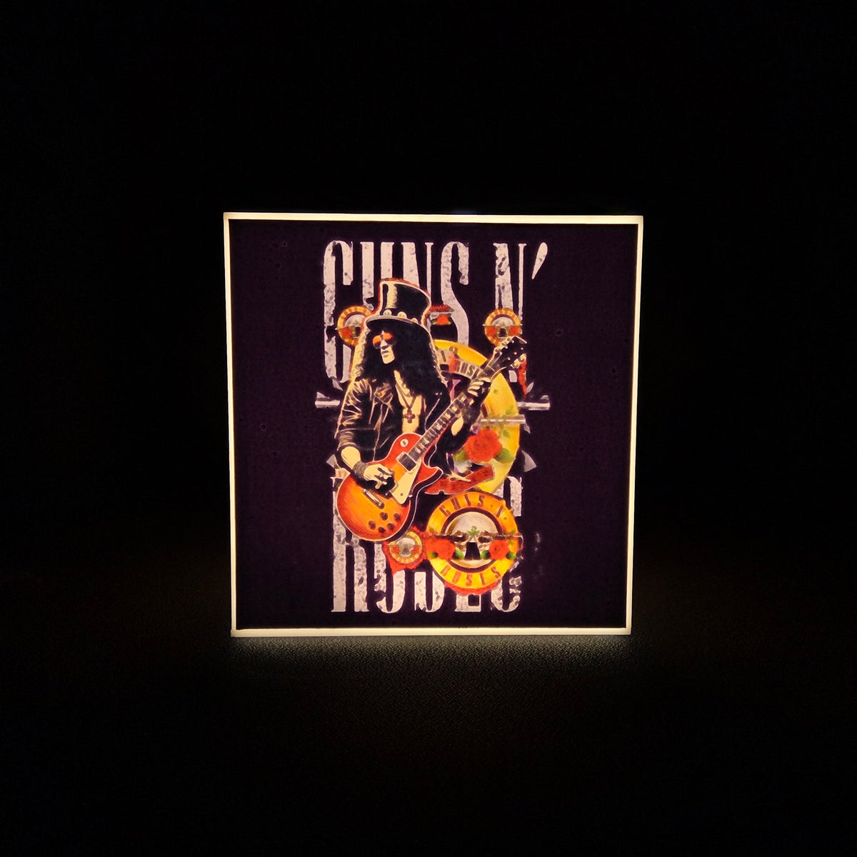 Cube Lamp - Guns N' Roses - product photo, side 1