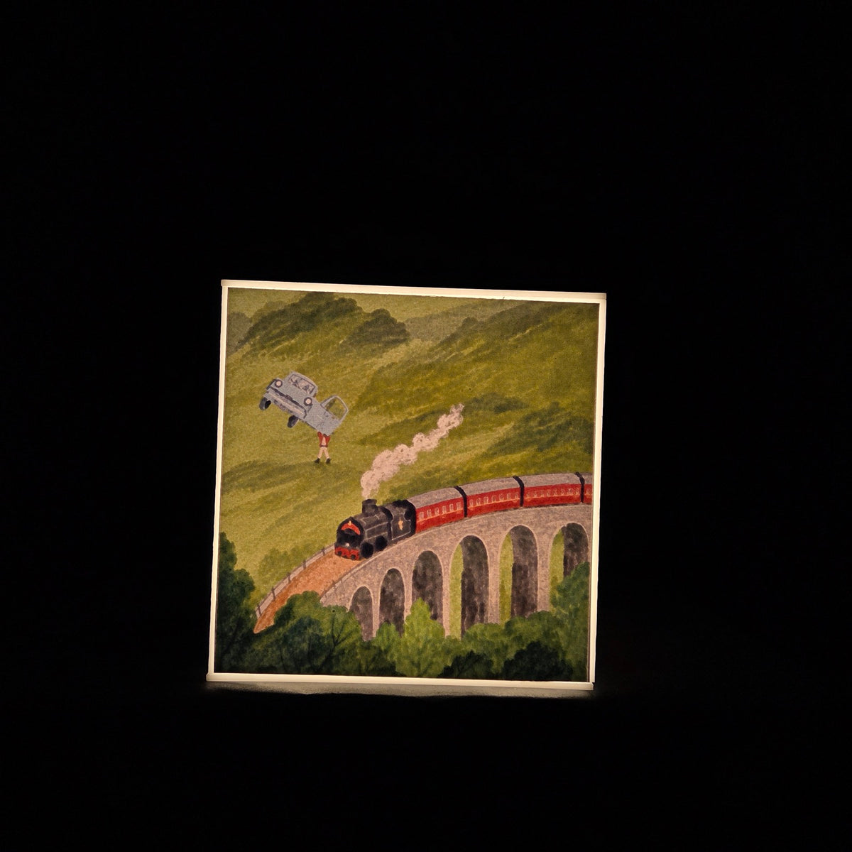 Cube Lamp - Harry Potter - product photo, side 1