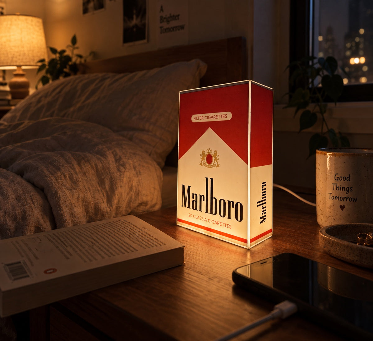 Cube Lamp - Marlboro - lifestyle photo