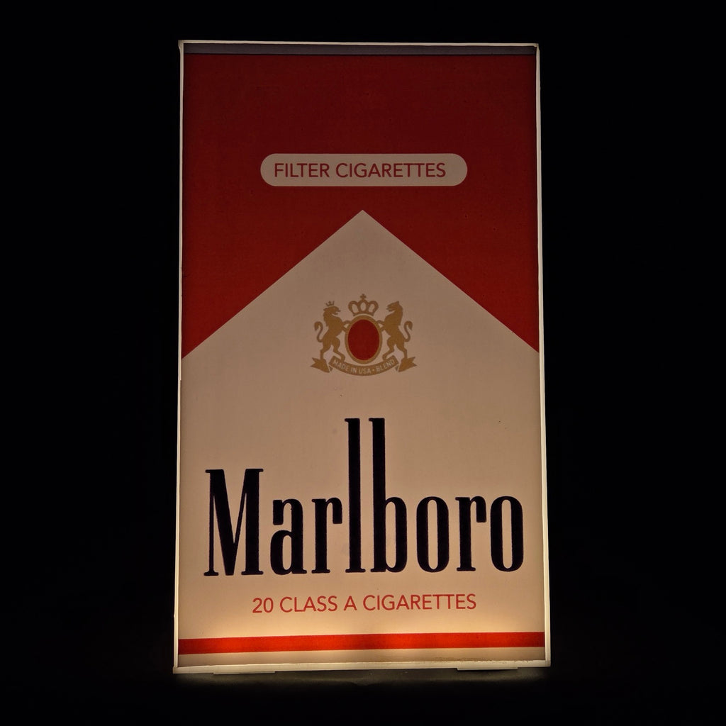 Cube Lamp - Marlboro - product photo, side 1