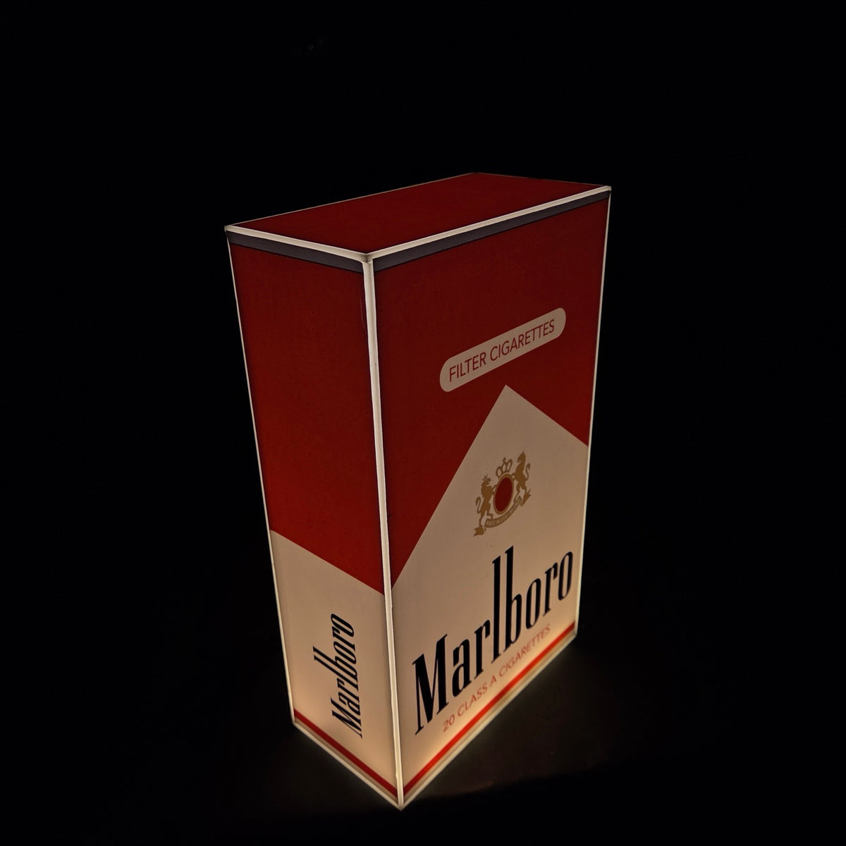 Cube Lamp - Marlboro - product photo, side 4