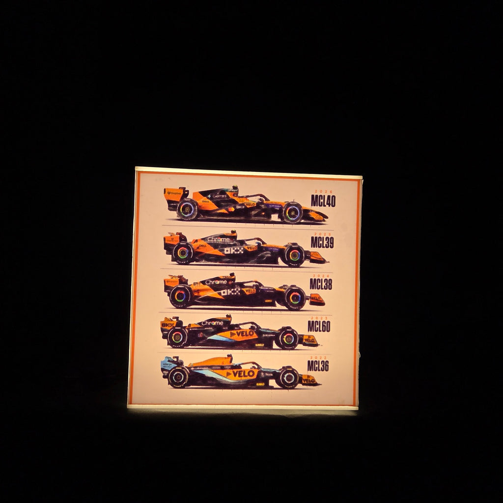 Cube Lamp - McLaren - product photo, side 2