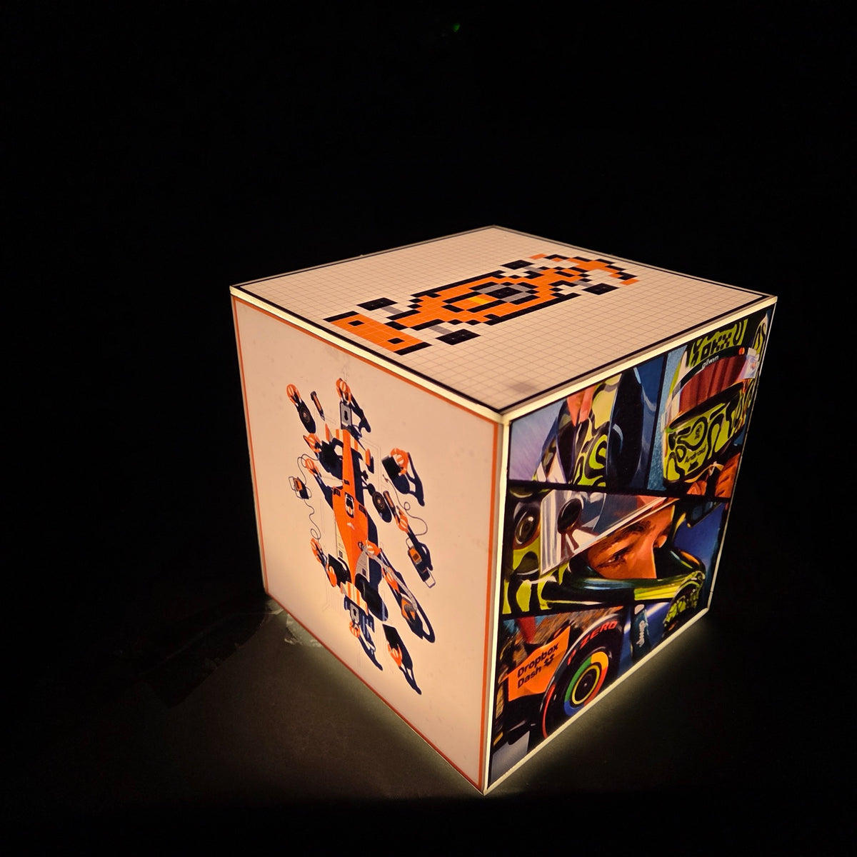Cube Lamp - McLaren - product photo, side 6