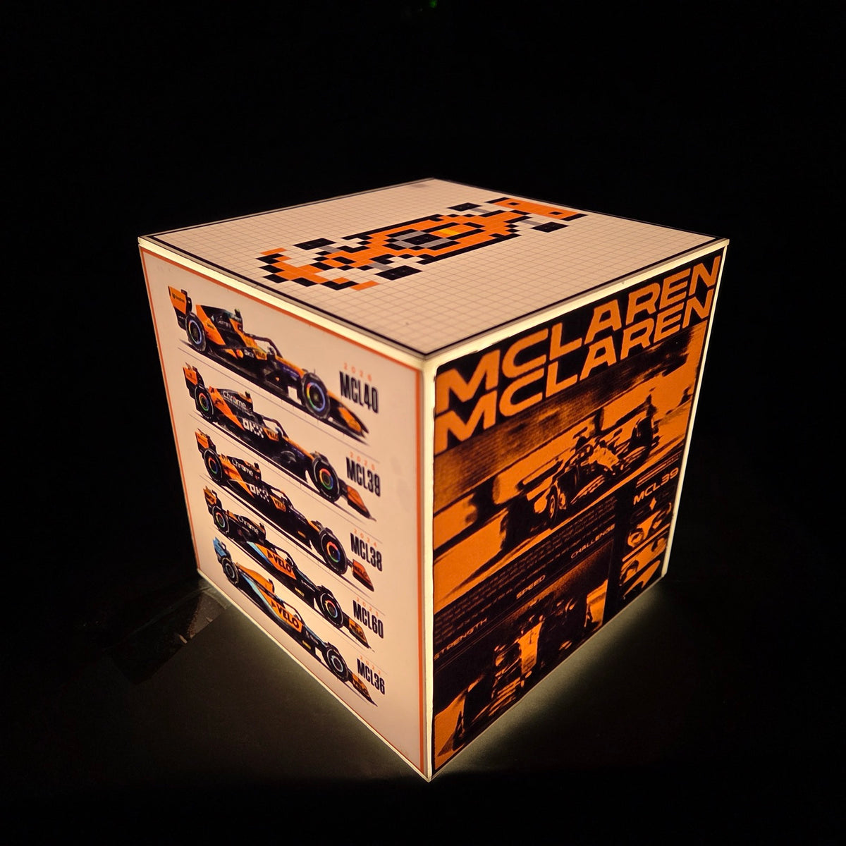 Cube Lamp - McLaren - product photo, side 7