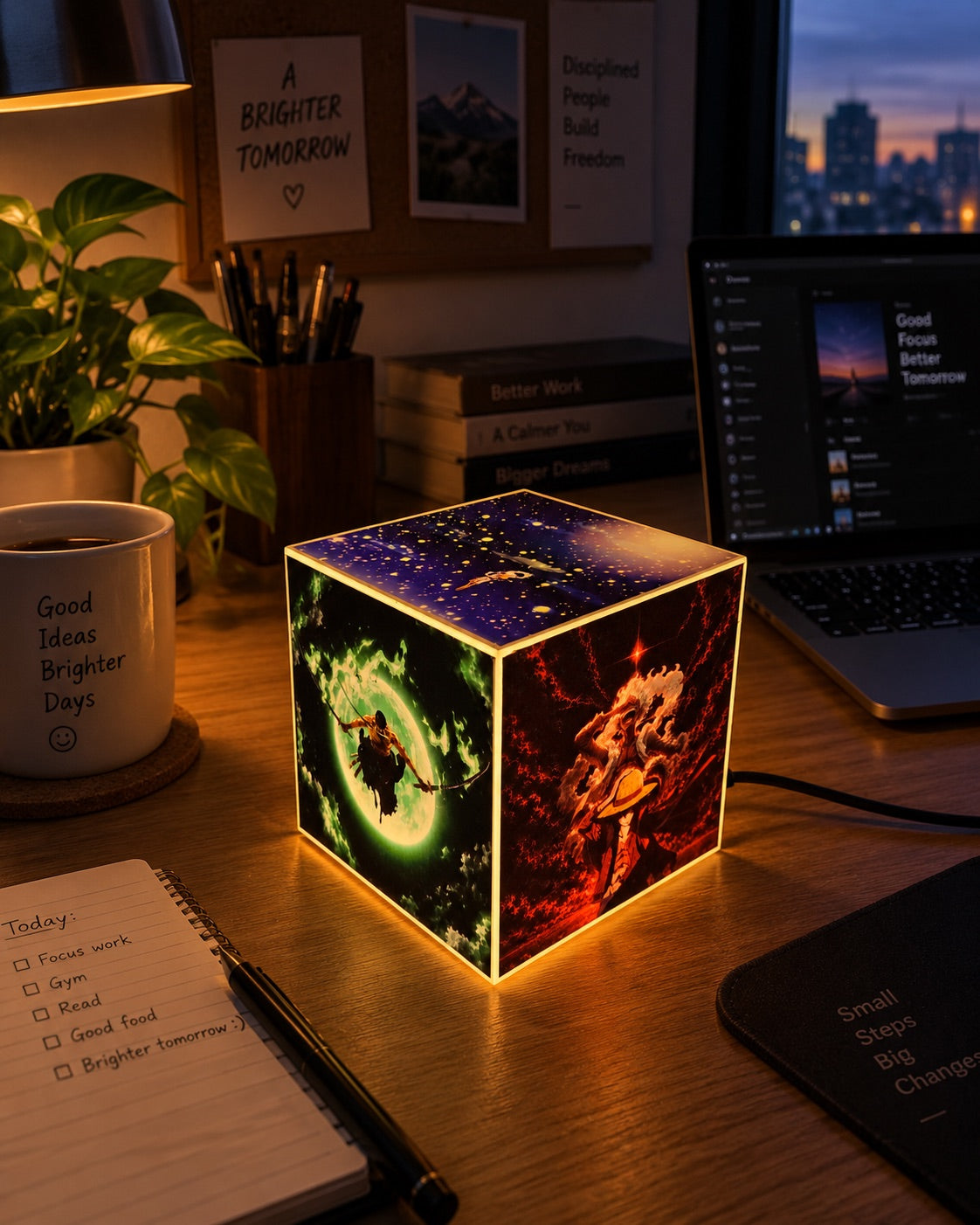 Cube Lamp - One Piece - lifestyle photo