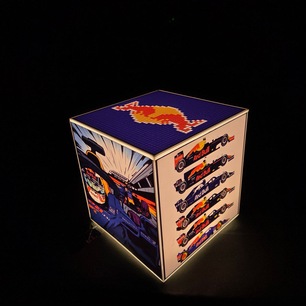 Cube Lamp - Red Bull - product photo, side 6