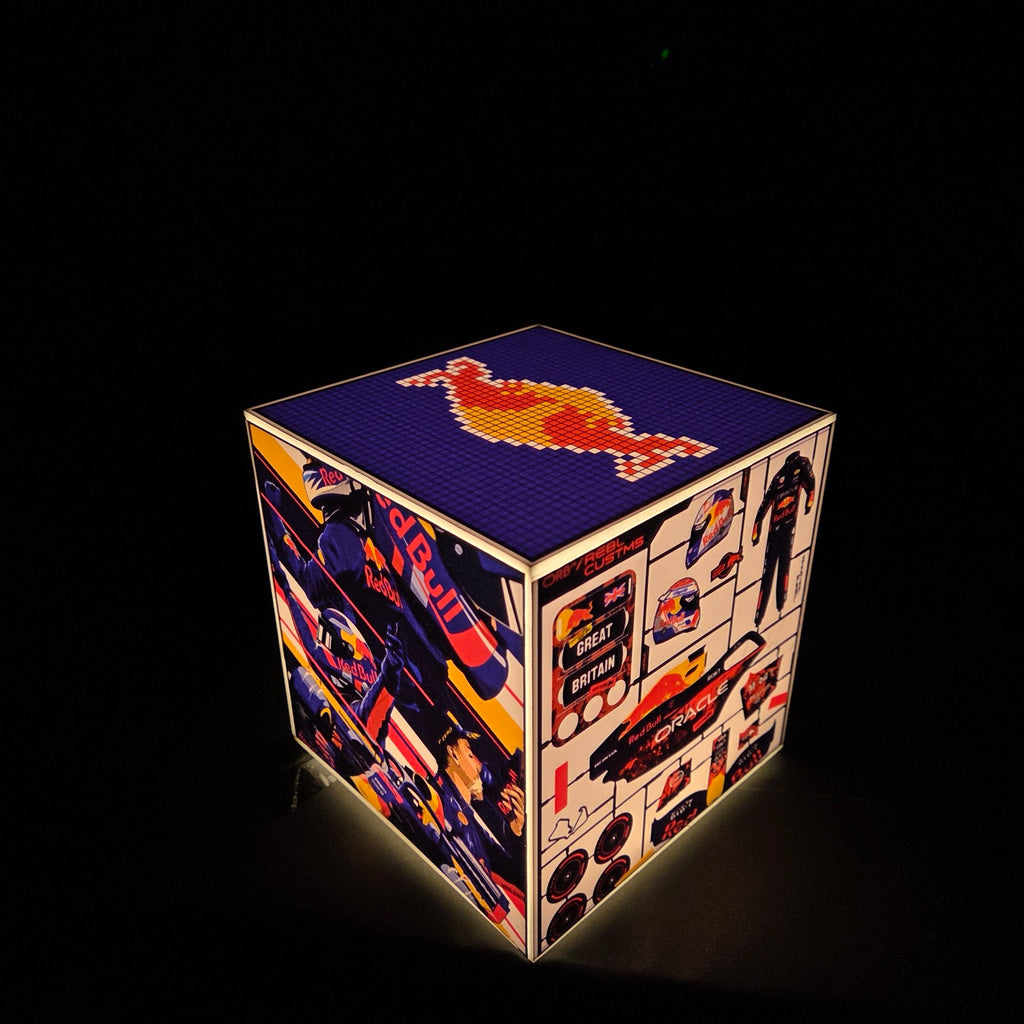 Cube Lamp - Red Bull - product photo, side 7